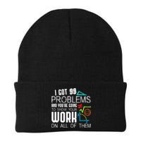 I Got 99 Problems Show Your Work Funny Tutor Math Teacher Beanie