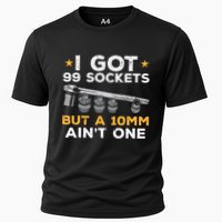 I Got 99 Sockets 10mm Aint One Funny Car Mechanic Garage Cooling Performance Crew T-Shirt
