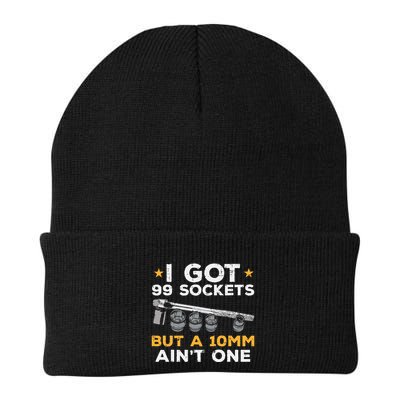 I Got 99 Sockets 10mm Aint One Funny Car Mechanic Garage Beanie