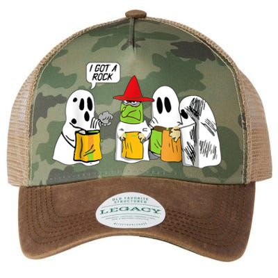 I Got A Rock Ghost, Halloween Party Legacy Tie Dye Trucker Hat