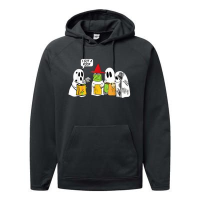 I Got A Rock Ghost, Halloween Party Performance Fleece Hoodie