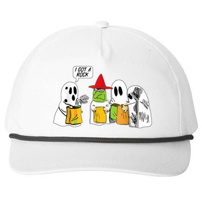 I Got A Rock Ghost, Halloween Party Snapback Five-Panel Rope Hat