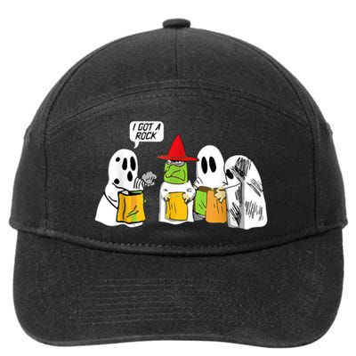 I Got A Rock Ghost, Halloween Party 7-Panel Snapback Hat