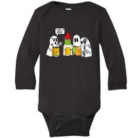 I Got A Rock Ghost, Halloween Party Baby Long Sleeve Bodysuit