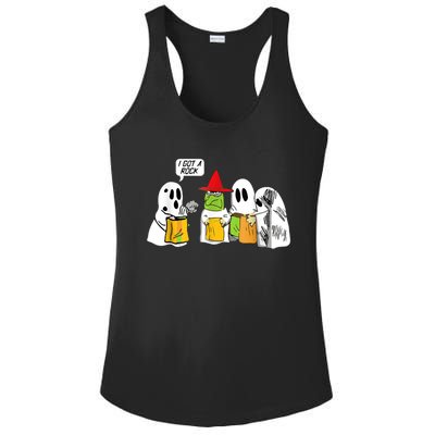 I Got A Rock Ghost, Halloween Party Ladies PosiCharge Competitor Racerback Tank