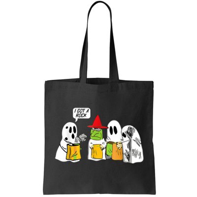 I Got A Rock Ghost, Halloween Party Tote Bag