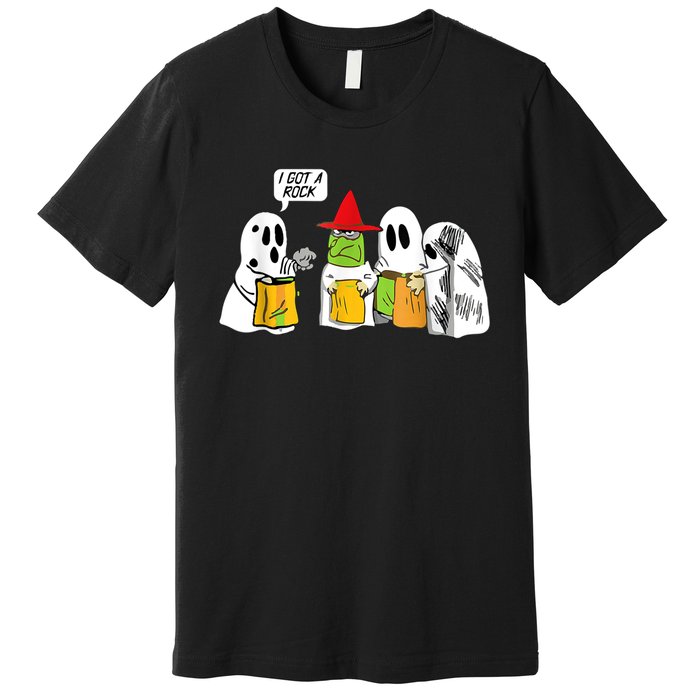 I Got A Rock Ghost, Halloween Party Premium T-Shirt