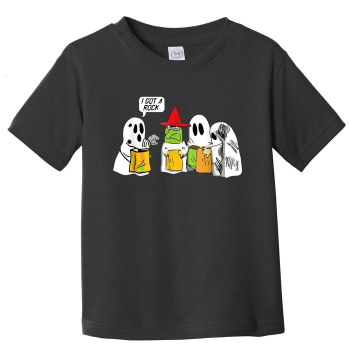 I Got A Rock Ghost, Halloween Party Toddler T-Shirt