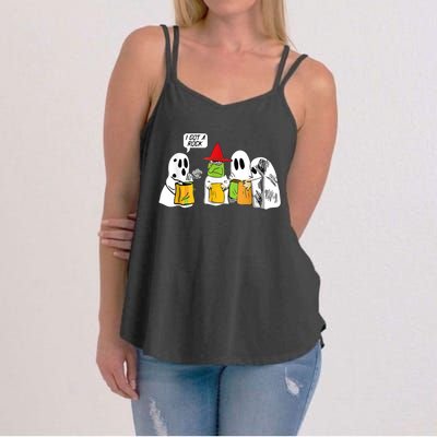 I Got A Rock Ghost, Halloween Party Women's Strappy Tank