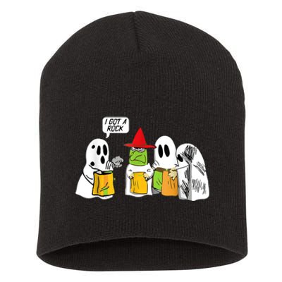 I Got A Rock Ghost, Halloween Party Short Acrylic Beanie