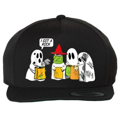 I Got A Rock Ghost, Halloween Party Wool Snapback Cap