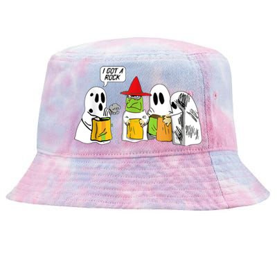 I Got A Rock Ghost, Halloween Party Tie-Dyed Bucket Hat