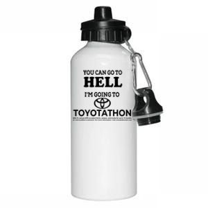 I Got A Lobotomy Done At Toyotathon Aluminum Water Bottle