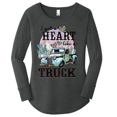 I Got A Heart Like A Truck Runs On Dreams Women's Perfect Tri Tunic Long Sleeve Shirt