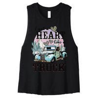 I Got A Heart Like A Truck Runs On Dreams Women's Racerback Cropped Tank