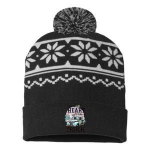 I Got A Heart Like A Truck Runs On Dreams USA-Made Snowflake Beanie