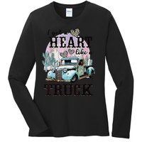 I Got A Heart Like A Truck Runs On Dreams Ladies Long Sleeve Shirt