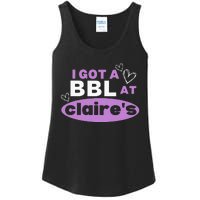 I Got A BBL At Claire's Funny Sayings Gag Joke Meme Ladies Essential Tank