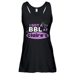 I Got A BBL At Claire's Funny Sayings Gag Joke Meme Ladies Essential Flowy Tank