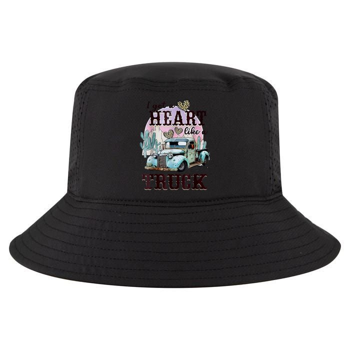 I Got A Heart Like A Truck Runs On Dreams Cool Comfort Performance Bucket Hat