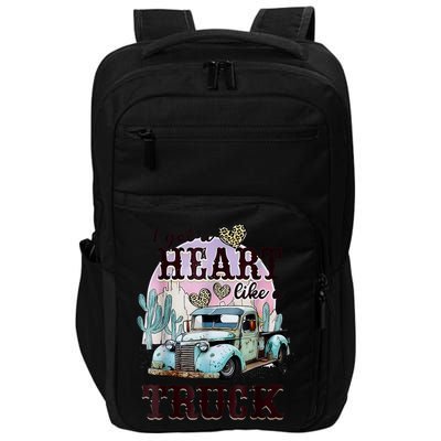 I Got A Heart Like A Truck Runs On Dreams Impact Tech Backpack