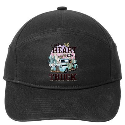 I Got A Heart Like A Truck Runs On Dreams 7-Panel Snapback Hat