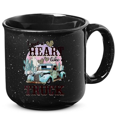 I Got A Heart Like A Truck Runs On Dreams 15oz Campfire Ceramic Mug