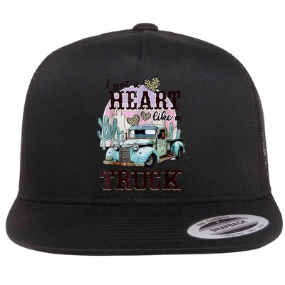 I Got A Heart Like A Truck Runs On Dreams Flatbill Hat