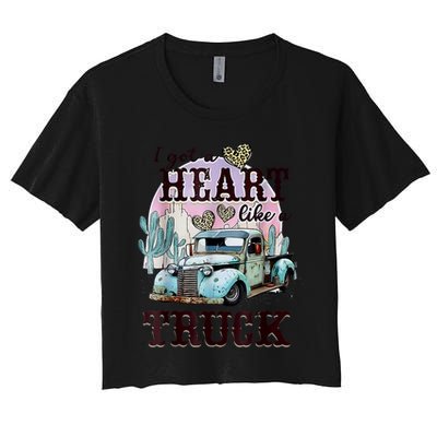 I Got A Heart Like A Truck Runs On Dreams Crop Top