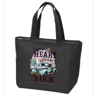 I Got A Heart Like A Truck Runs On Dreams Zip Tote Bag