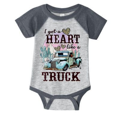 I Got A Heart Like A Truck Runs On Dreams Infant Baby Jersey Bodysuit