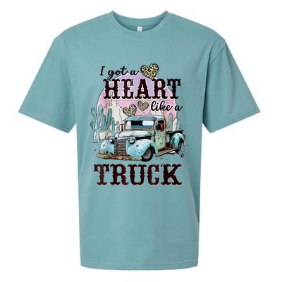 I Got A Heart Like A Truck Runs On Dreams Sueded Cloud Jersey T-Shirt