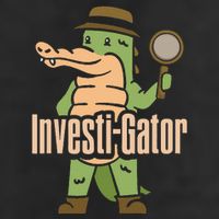 Investi Gator Alligator Spy Private Detective Investigator Garment-Dyed Heavyweight T-Shirt