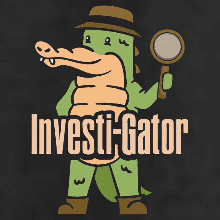Investi Gator Alligator Spy Private Detective Investigator Garment-Dyed Heavyweight T-Shirt