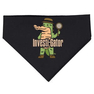 Investi Gator Alligator Spy Private Detective Investigator USA-Made Doggie Bandana