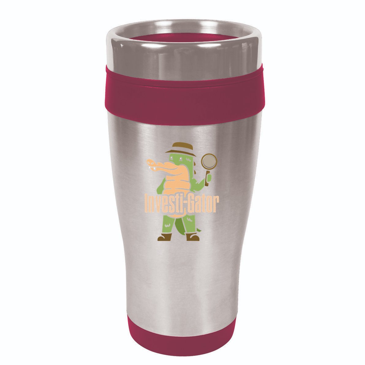 Investi Gator Alligator Spy Private Detective Investigator 16oz Travel Tumbler