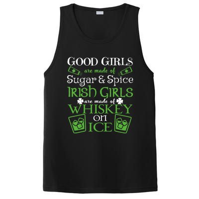 Irish Girl are Whiskey on Ice St. Patrick's Day PosiCharge Competitor Tank