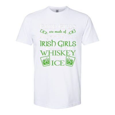 Irish Girl are Whiskey on Ice St. Patrick's Day Softstyle CVC T-Shirt