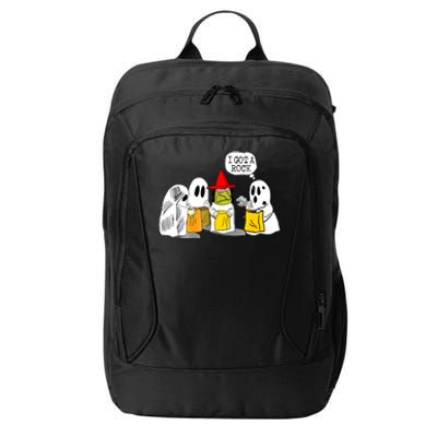 I Got A Rock Funny Trick Or Treat Halloween Squad Gift City Backpack