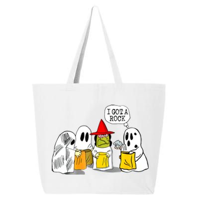 I Got A Rock Funny Trick Or Treat Halloween Squad Gift 25L Jumbo Tote