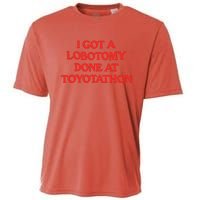 I Got A Lobotomy Done At Toyotathon Cooling Performance Crew T-Shirt