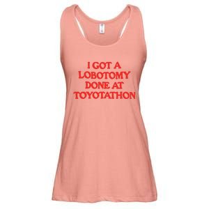 I Got A Lobotomy Done At Toyotathon Ladies Essential Flowy Tank