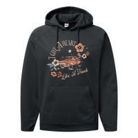 I Got A Heart Like A Truck Western Country Music Cowboy Performance Fleece Hoodie