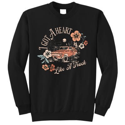 I Got A Heart Like A Truck Western Country Music Cowboy Sweatshirt