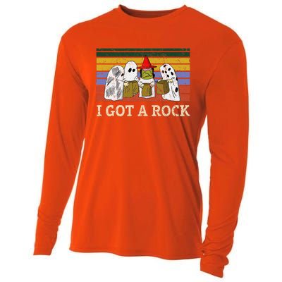 I Got A Rock Funny Halloween Ghost Cooling Performance Long Sleeve Crew