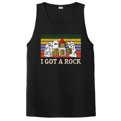 I Got A Rock Funny Halloween Ghost PosiCharge Competitor Tank