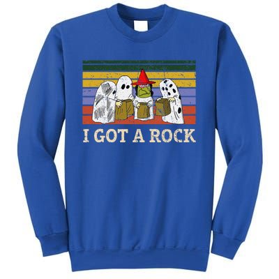 I Got A Rock Funny Halloween Ghost Sweatshirt