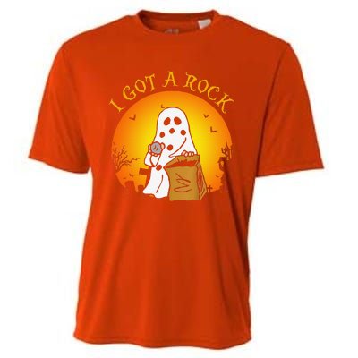 I Got A Rock Halloween Gift For Funny Funny Cooling Performance Crew T-Shirt