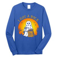 I Got A Rock Halloween Gift For Funny Funny Long Sleeve Shirt