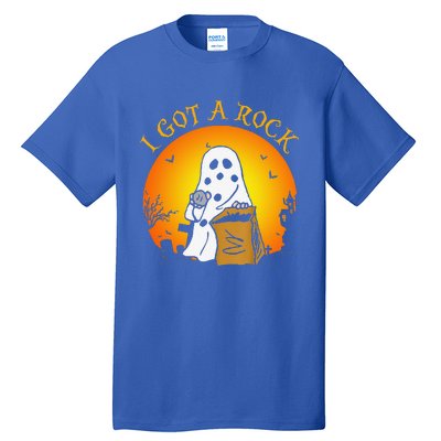 I Got A Rock Halloween Gift For Funny Funny Tall T-Shirt